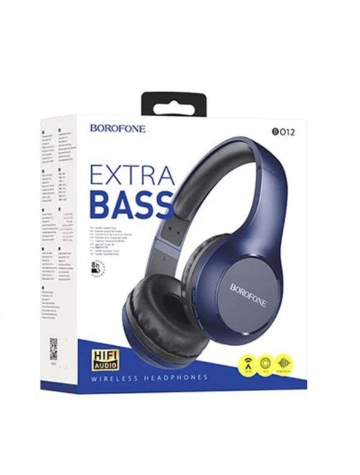 Наушники BO12 Bluetooth Borofone синие