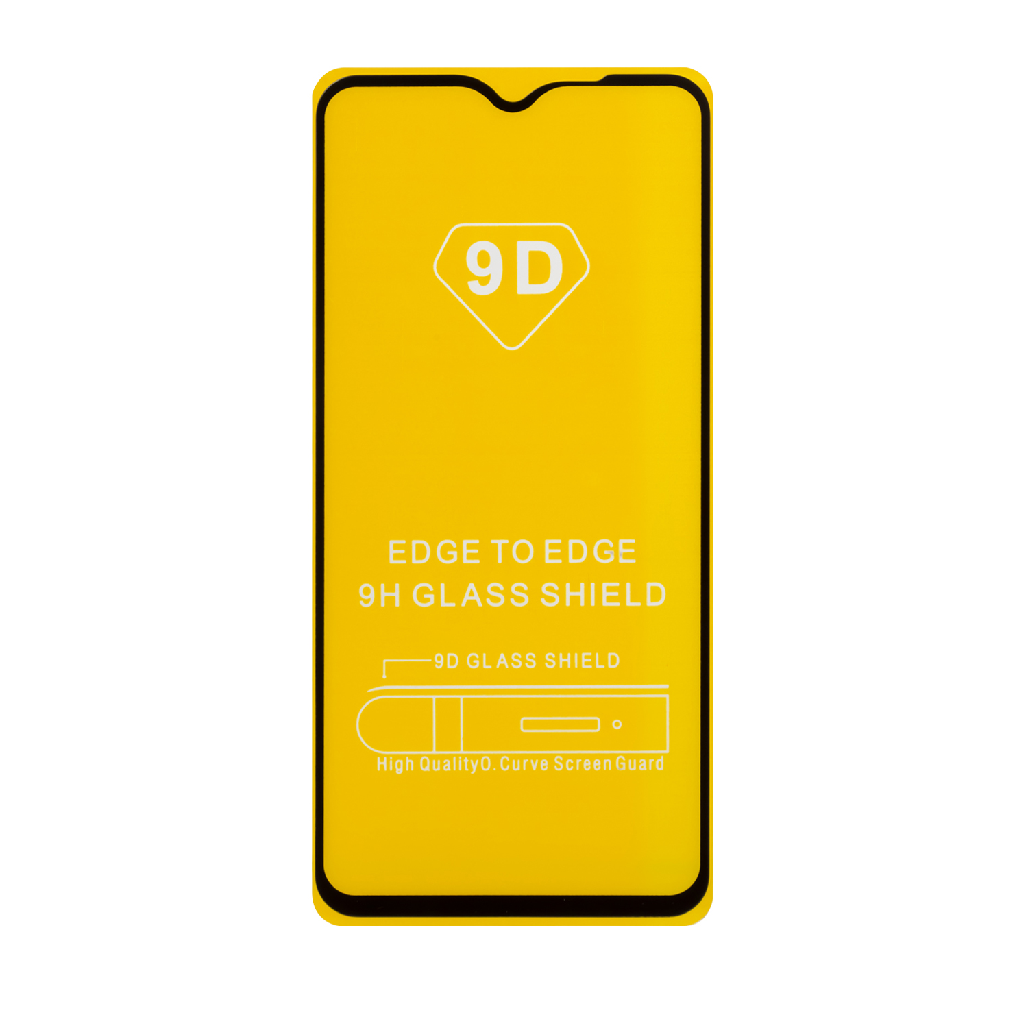Защитное стекло Xiaomi Note 8 Pro с рамкой 9H Full Glue без упаковки