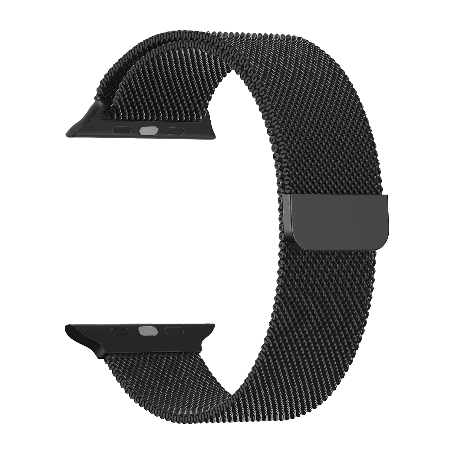 Ремешок для APL watch 42/44/45/49mm Milanese loop черный (Black)