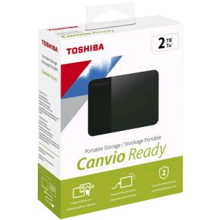HDD внешний 2,5" 2TB Toshiba Canvio Ready USB 3.2