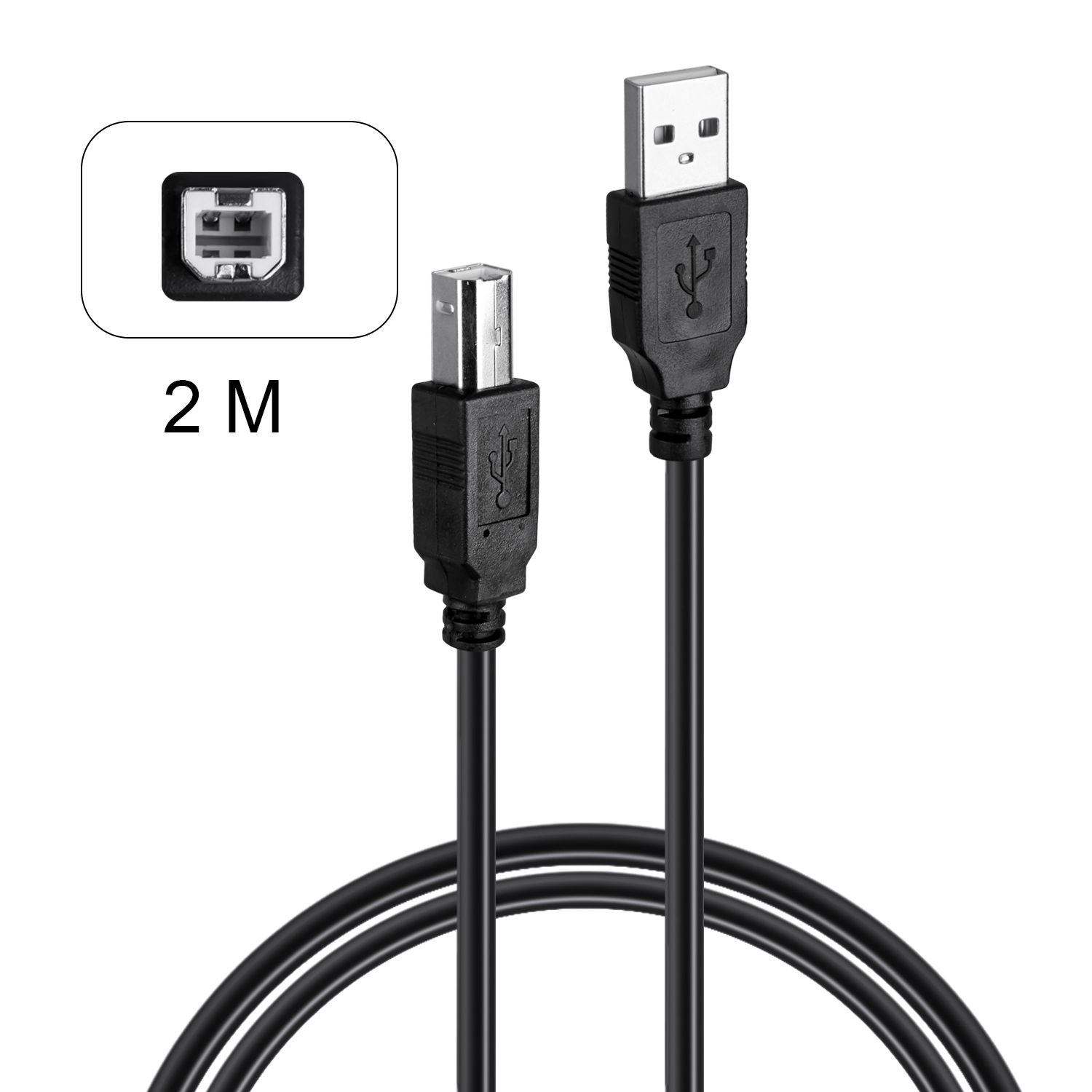 Кабель USB 2.0 для принтера 5M (83шт/кор)