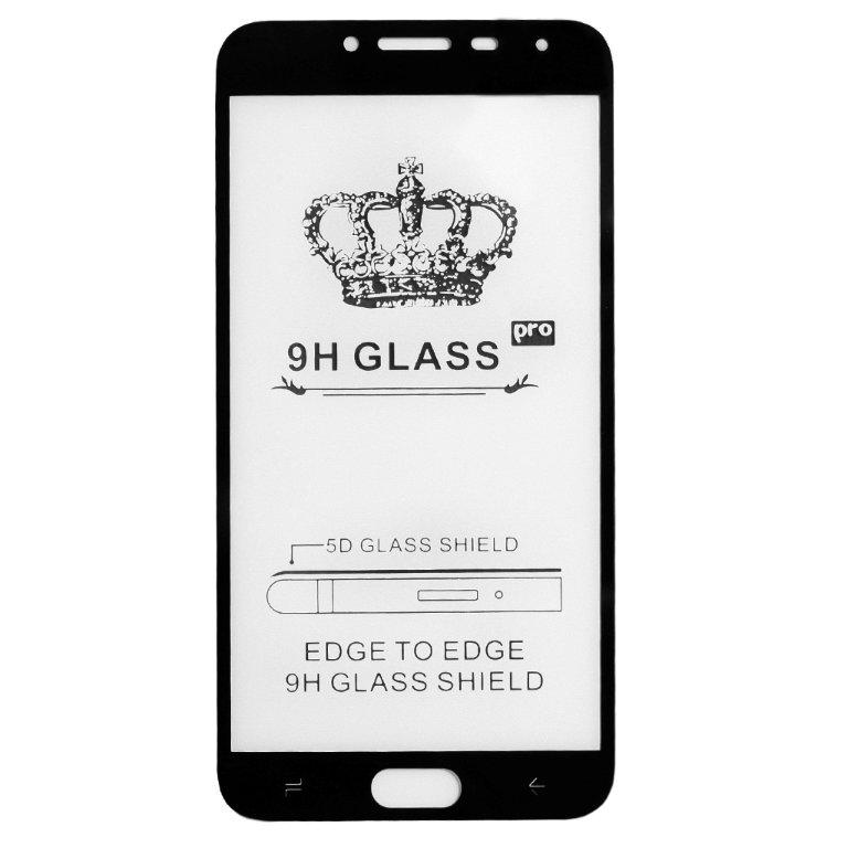 Защитное стекло Samsung J4 (2018) с рамкой 9H Full Glue без упаковки