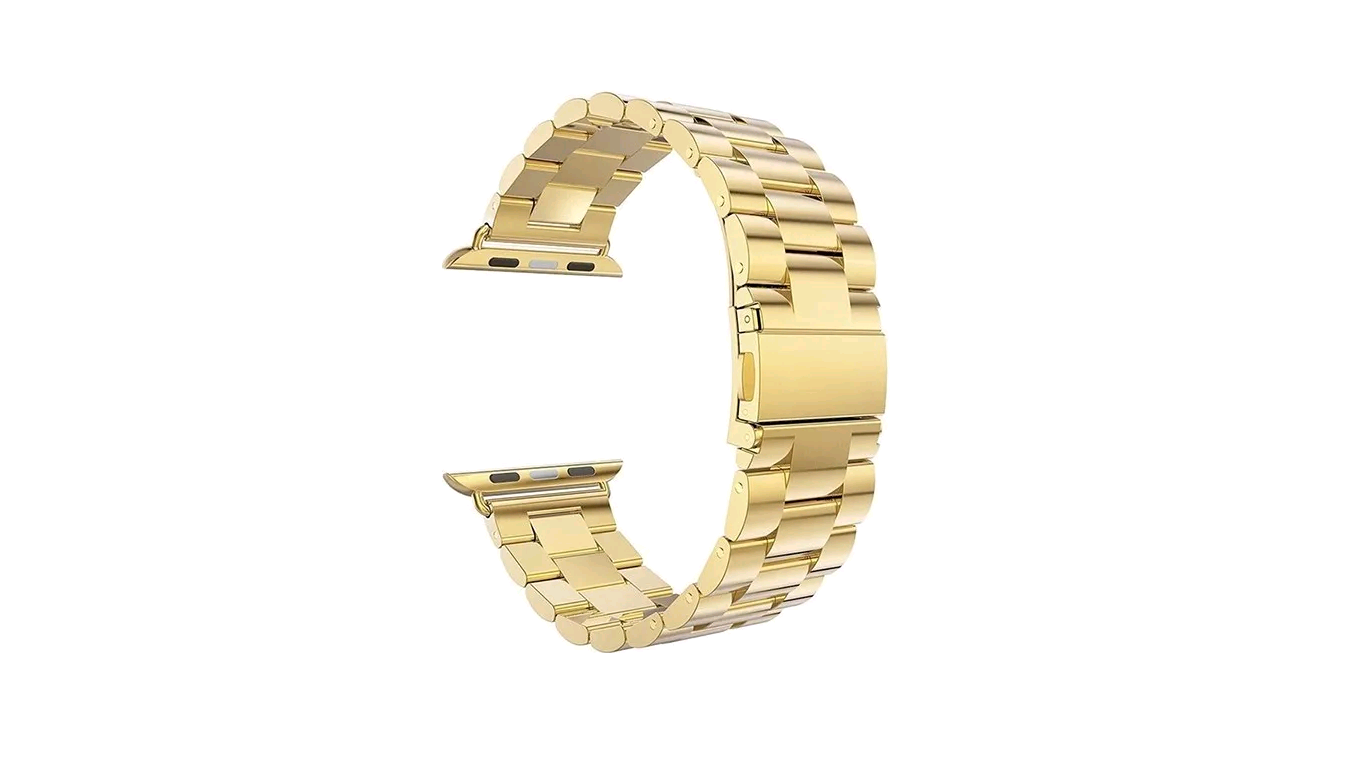 Ремешок для APL watch 42/44mm Metal 3-bead золото