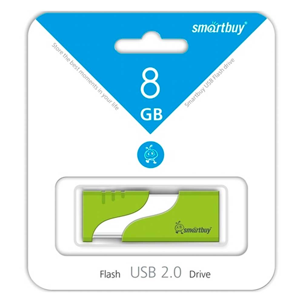 USB накопитель 8 GB Smart Buy Hatch Green