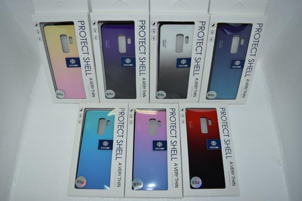 Чехол Samsung S9 Plus TPU + стекло двухцветные