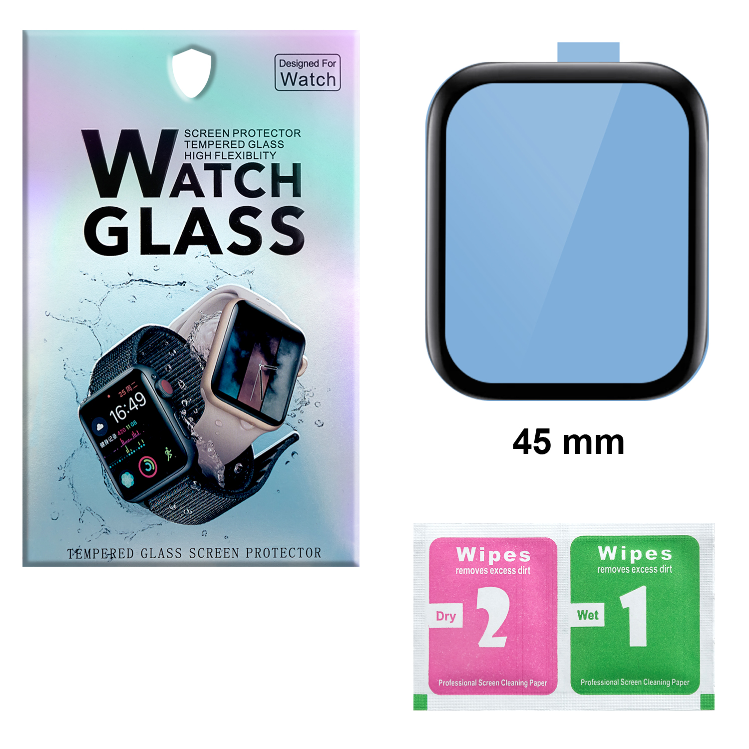 Защитная пленка APL Watch 45mm PNMA гибкий full glue