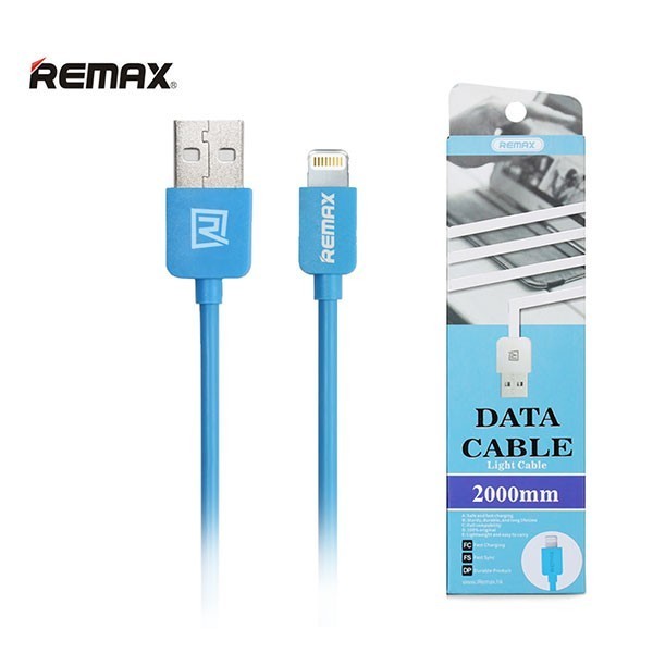 Кабель USB Lightning 2m RC-06i Remax синий