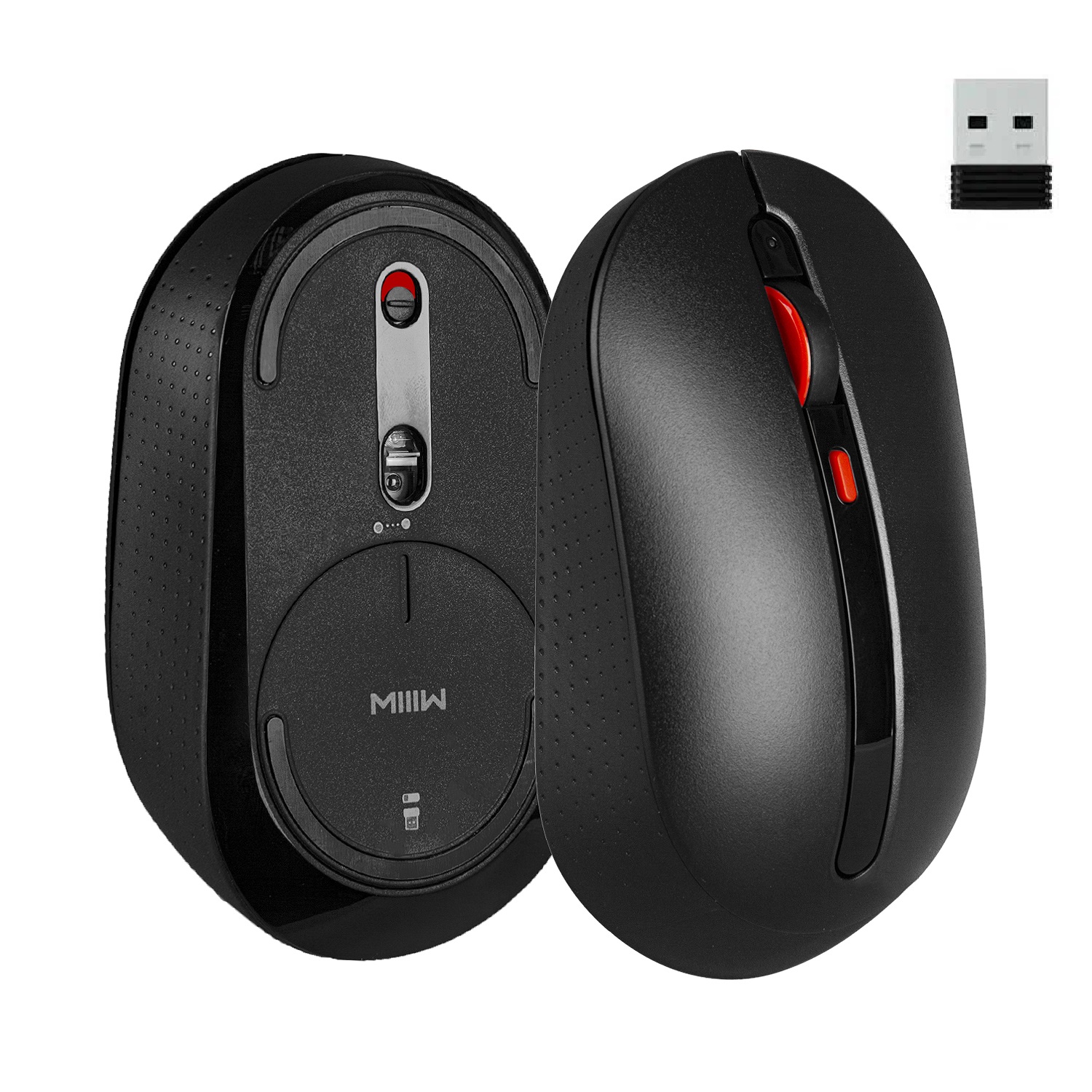 Мышка Xiaomi MIIIW Wireless Office Mouse MWMM01 black (50шт/кор)