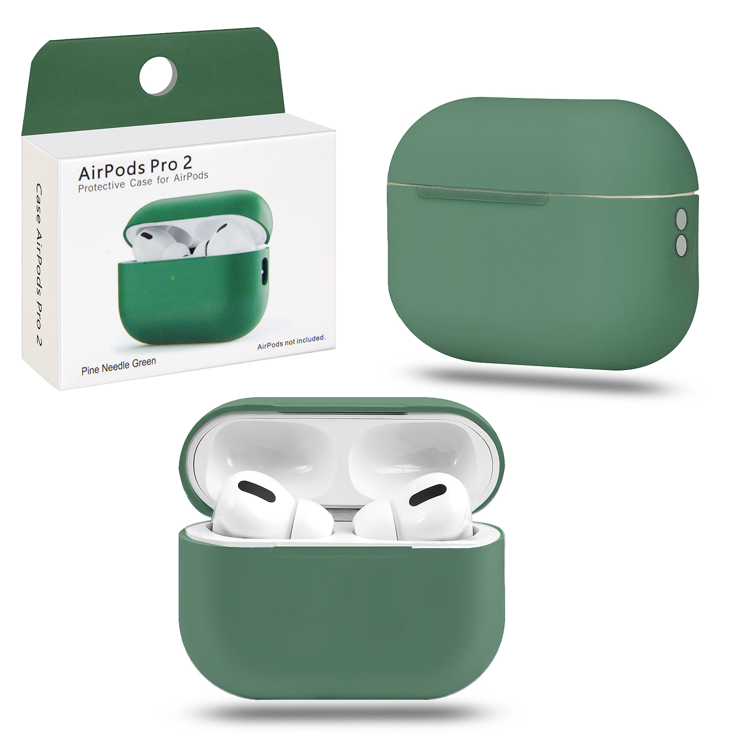 Чехол Apods pro 2 Split Pine green #12