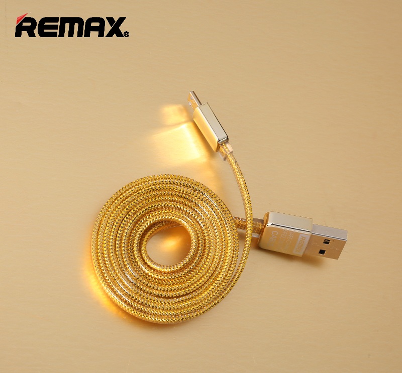 Кабель USB Lightning 1m RC-016i Gold REMAX