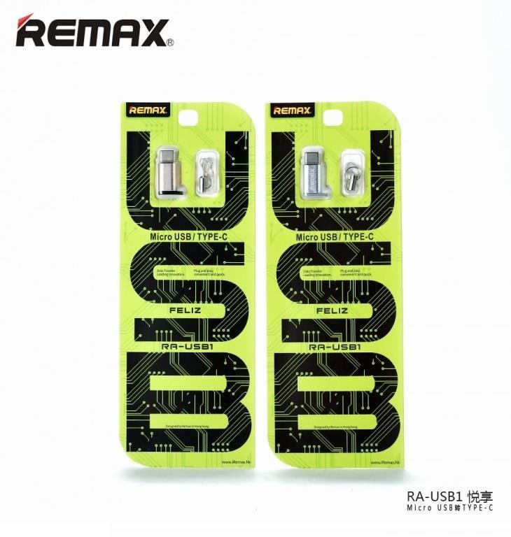 Переходник Micro USB на Type-С RA-USB1 REMAX