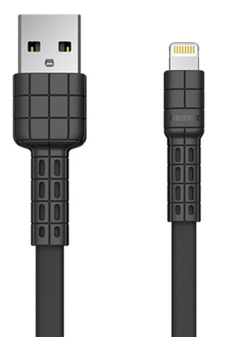 Кабель USB Lightning 1m RC-116i Armor Series 2.4A Remax черный