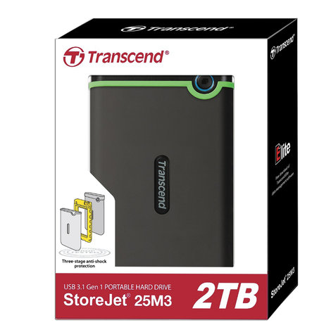 HDD внешний 2,5" 2TB Transcend StoreJet 25M3 USB 3.1