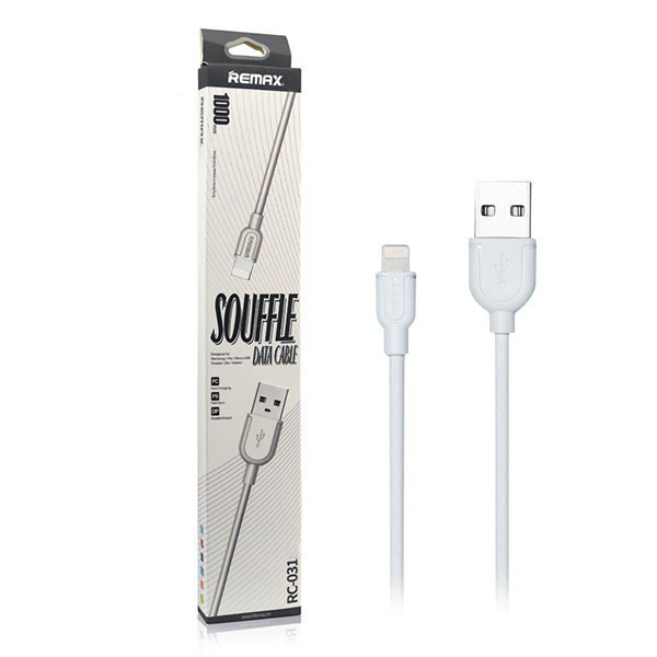 Кабель USB Lightning 1m RC-031i Souffle cable REMAX