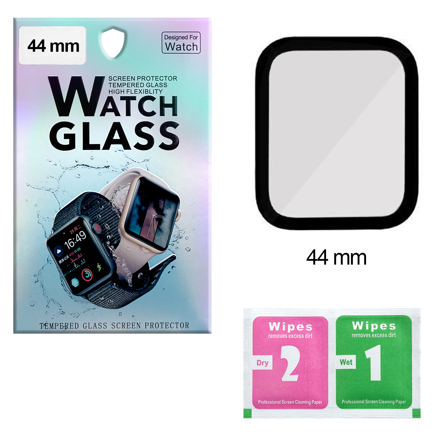 Защитная пленка APL Watch 44mm PNMA гибкий full glue