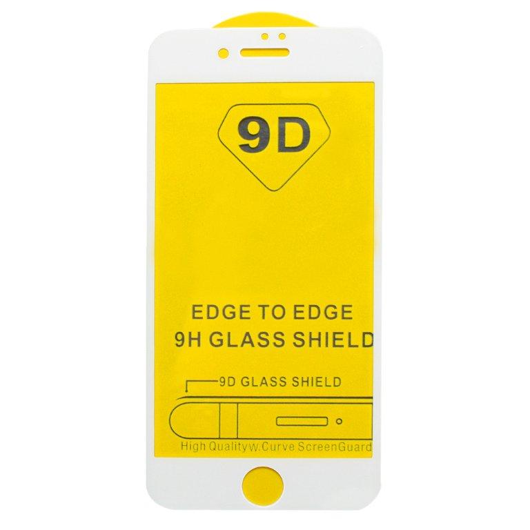 Защитное стекло IPh 7/8 Full Glue с рамкой 2.5D белое