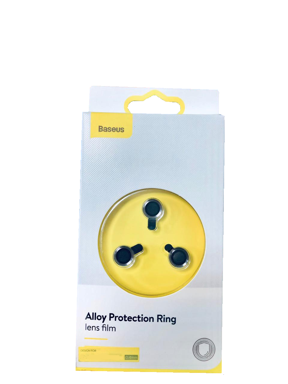 Защитное стекло на камеру iPh 11 Pro/ Pro MAX Alloy Protection Ring lens film Baseus черная