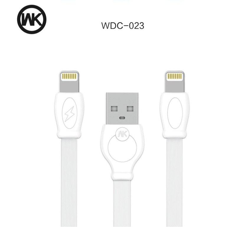 Кабель USB Lightning 3m WDC-023 Fast WK Design белый