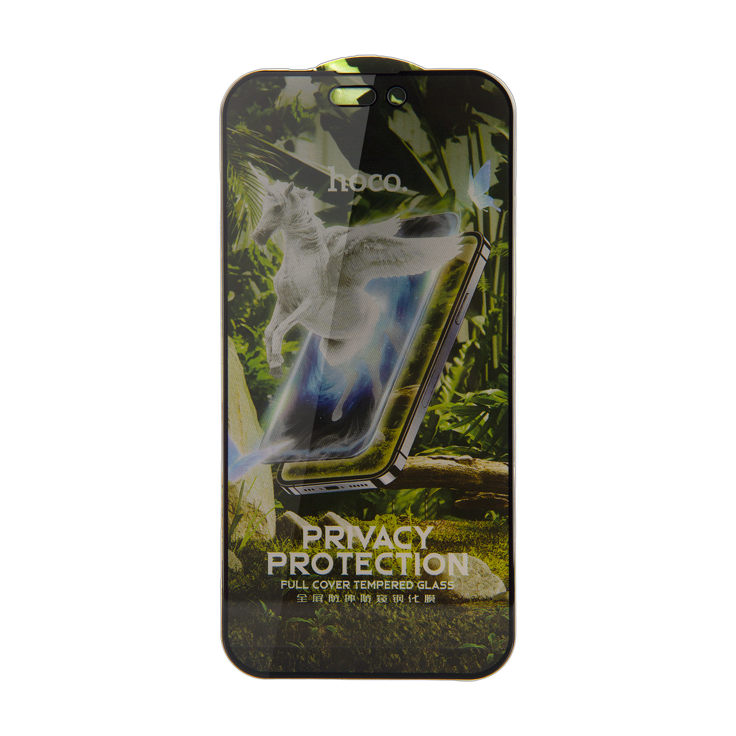 Защитное стекло iPh 14 Pro Max Full Screen HD Privacy G11 Hoco Black без упаковки