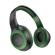 Наушники W29 Bluetooth HOCO Черные с зеленым