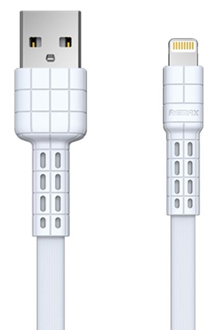 Кабель USB Lightning 1m RC-116i Armor Series 2.4A Remax белый
