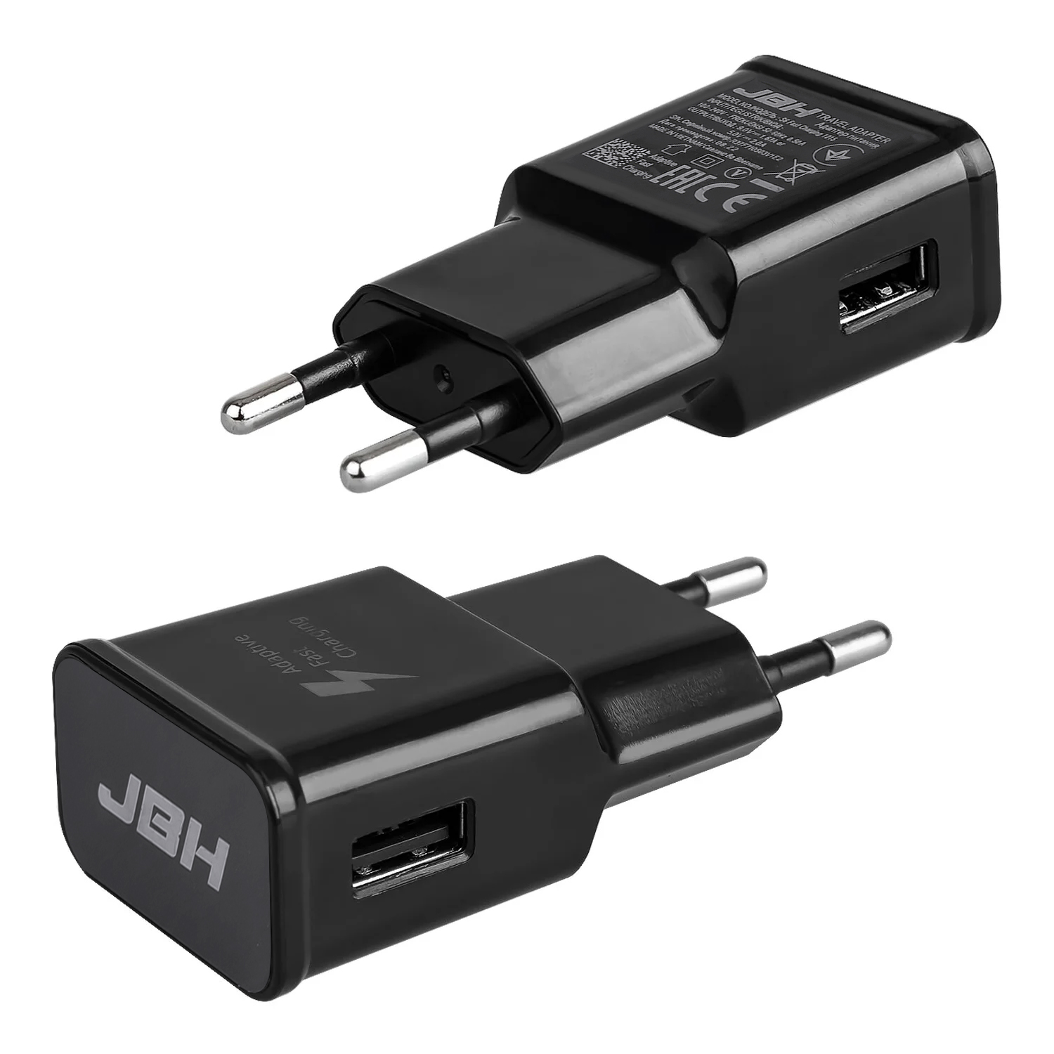 Переходник СЗУ на USB 2A S6 2.0 JBH черный