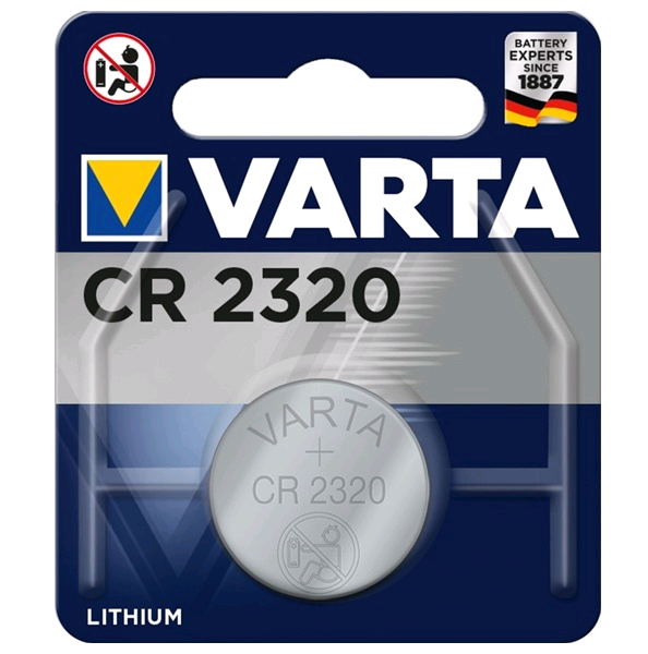 Батарейка Varta ELECTRONICS CR2320 BL1 Lithium 3V (6320) (1/10/100)