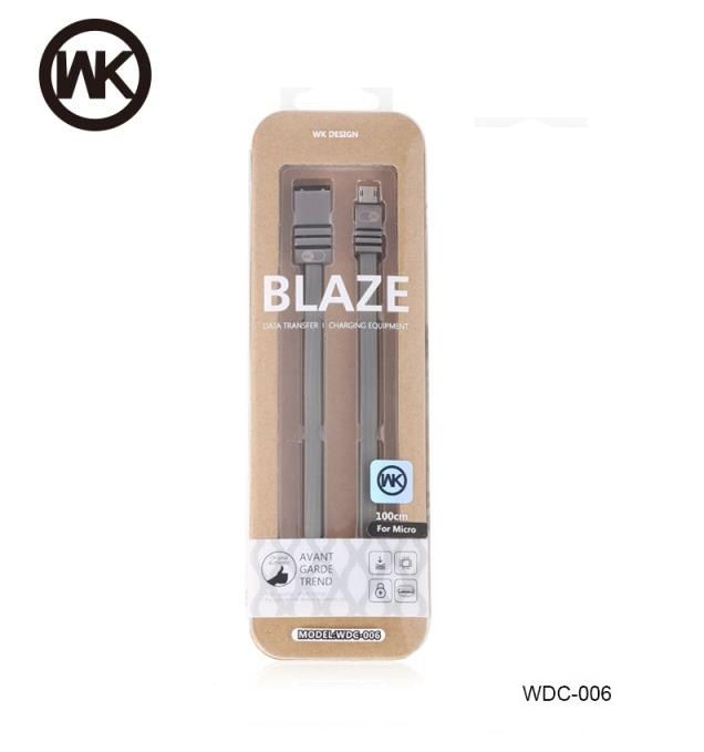 Кабель USB Micro USB 1m WDC-006 WK Blaze