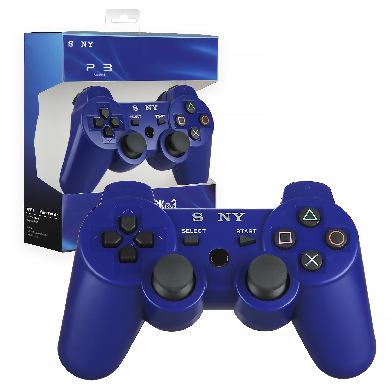 Джойстик PS3 (Bluetooth) беспроводной синий