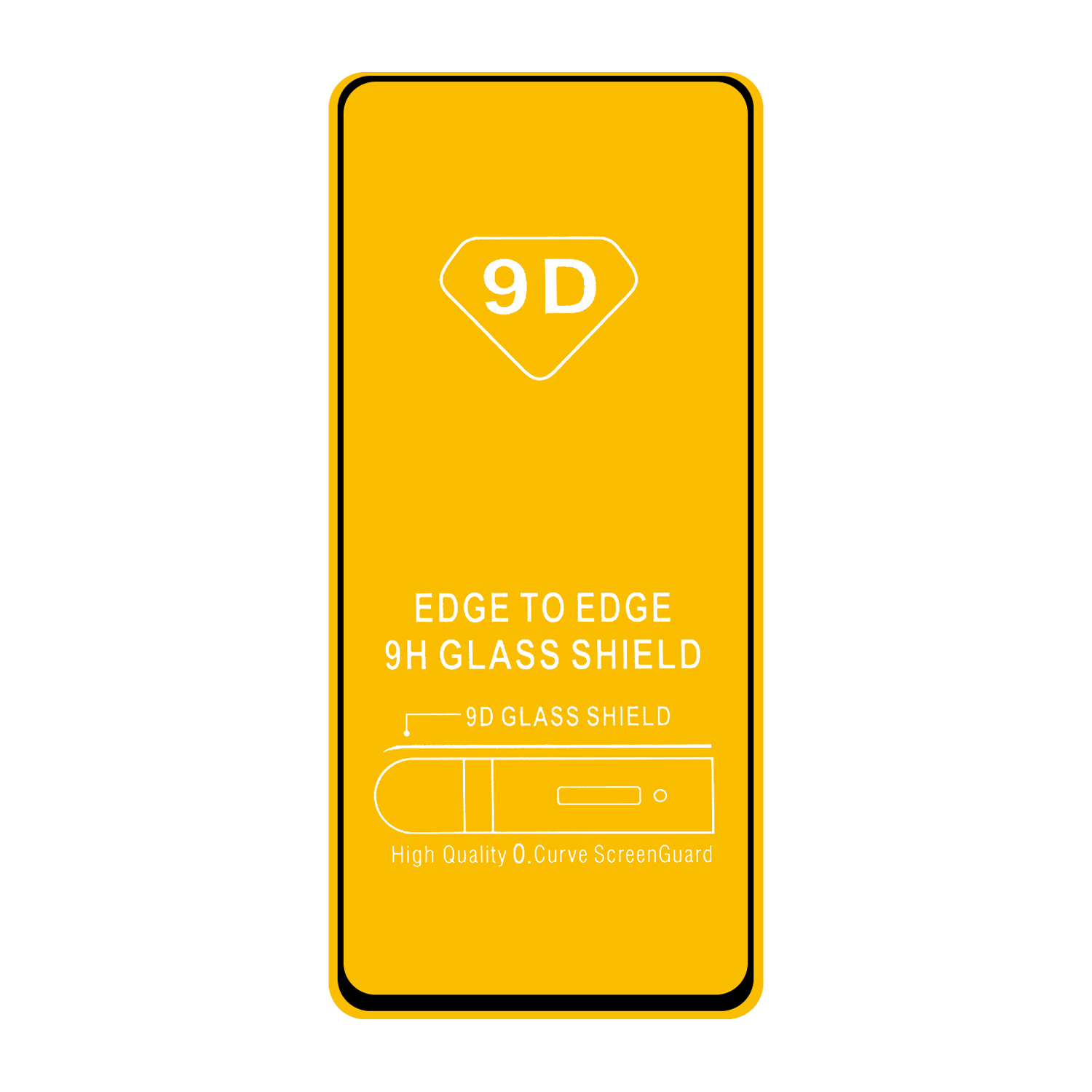 Защитное стекло Xiaomi Poco X3 с рамкой 9H Full Glue без упаковки