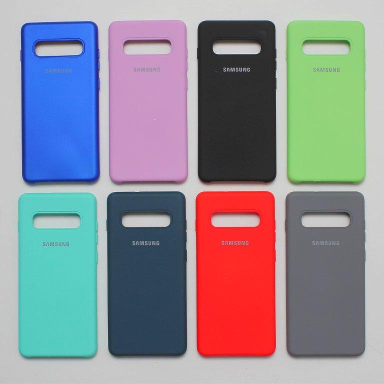 Чехол Samsung S10 Plus цветной TPU