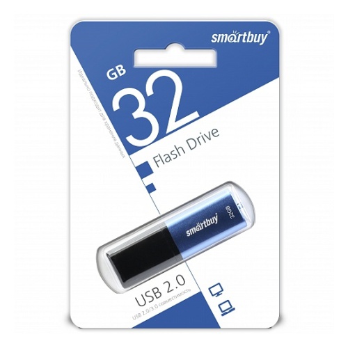 USB накопитель 32 GB Smart Buy X-Cut Sky Blue