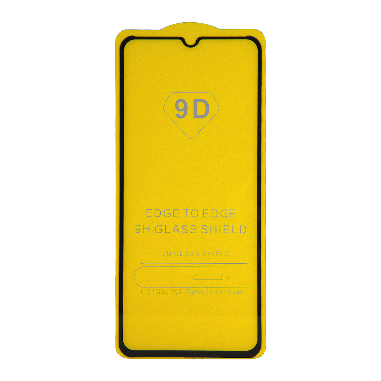 Защитное стекло Xiaomi Poco M4 с рамкой 9H Full Glue без упаковки