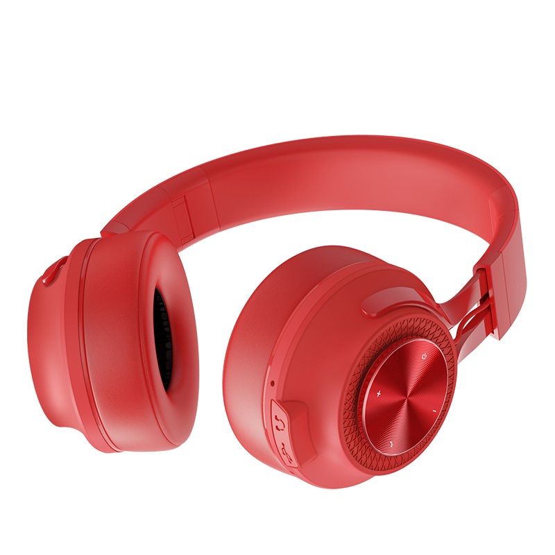 Наушники W22 Bluetooth Talent sound HOCO красные