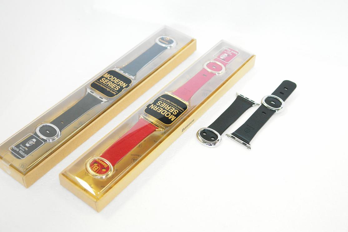 Ремешок для APL watch 38mm Baseus Modern Series watchband кожаный (натуральная кожа)