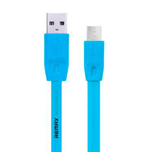 Кабель USB Micro USB 2m RC-001m Full Speed Remax синий