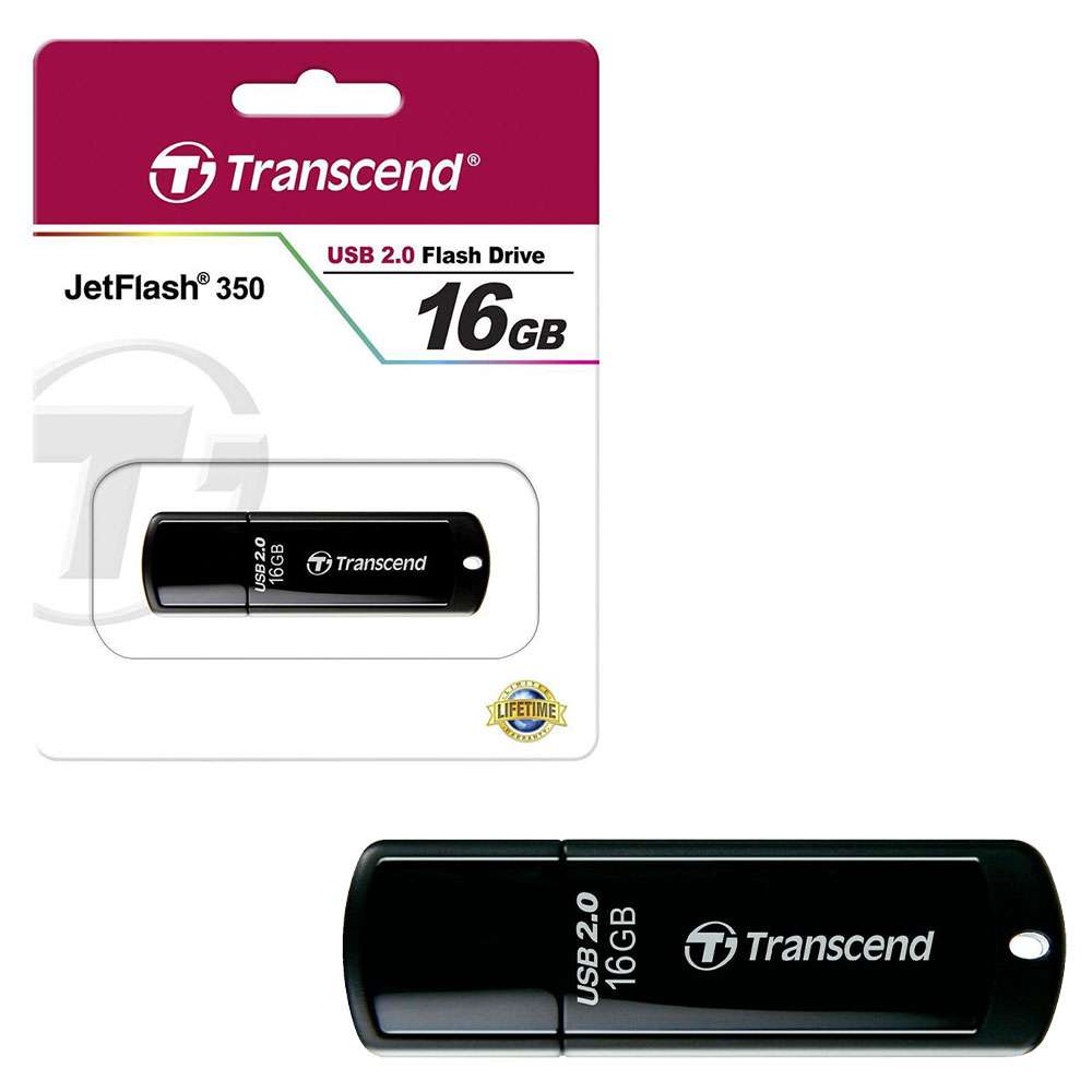 USB накопитель 16 GB Transend 350 чёрный 2.0
