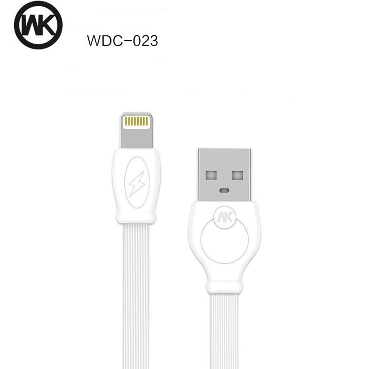 Кабель USB Lightning 1m WDC-023 Fast WK Design белый