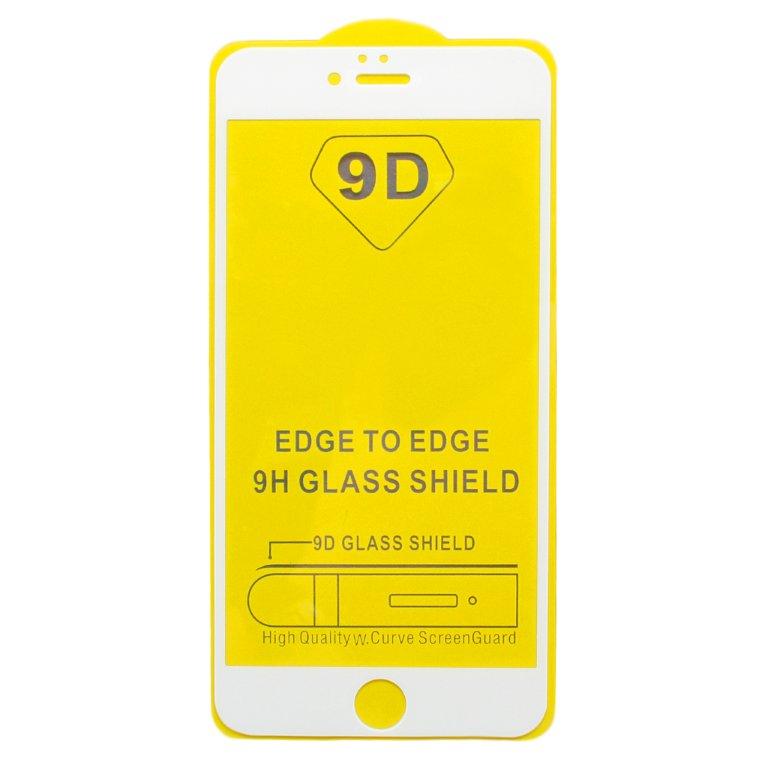 Защитное стекло Iph 6 Plus Full Glue с рамкой 2.5D белое