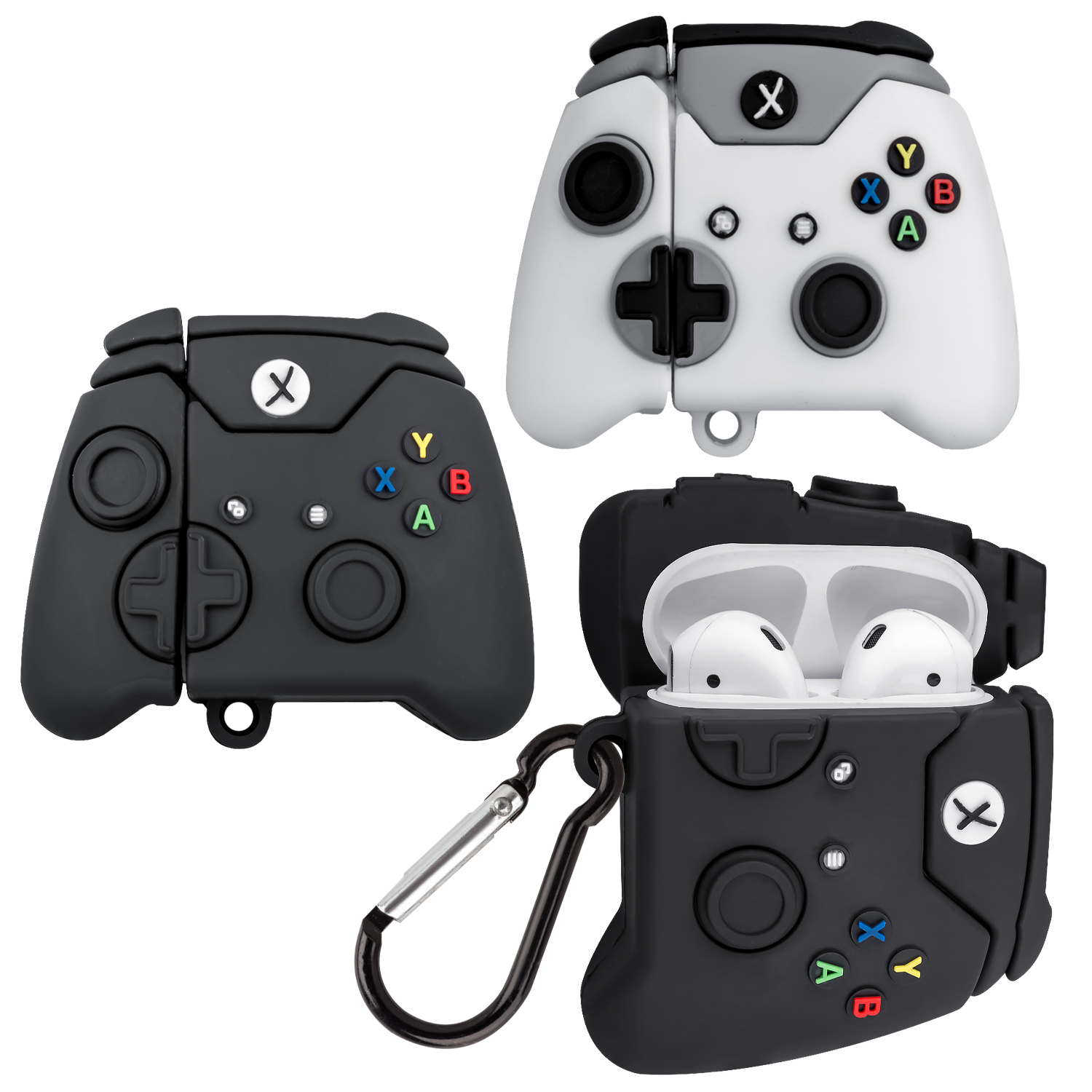 Чехол APods 1/2 силиконовый xbox 