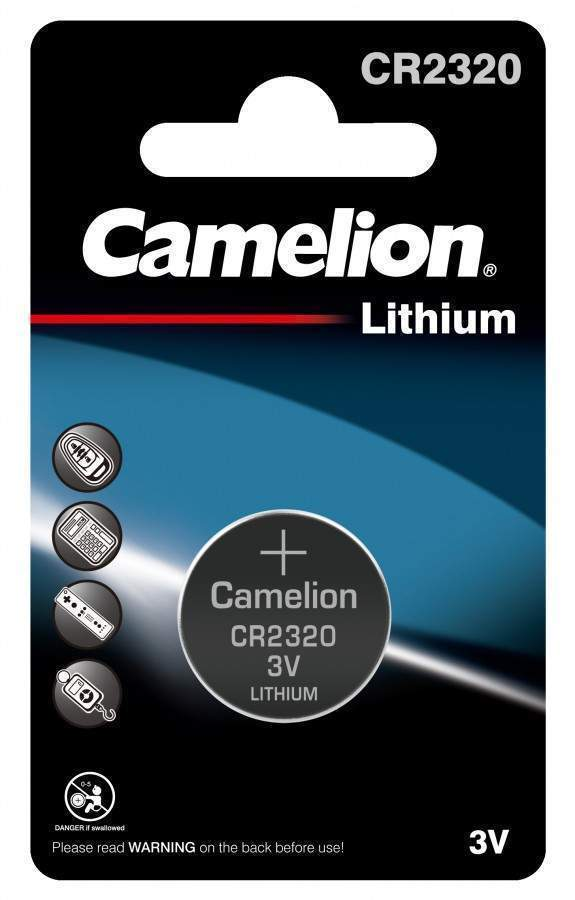 Батарейка Camelion CR2320 BL1 Lithium 3V (1/10/1800)