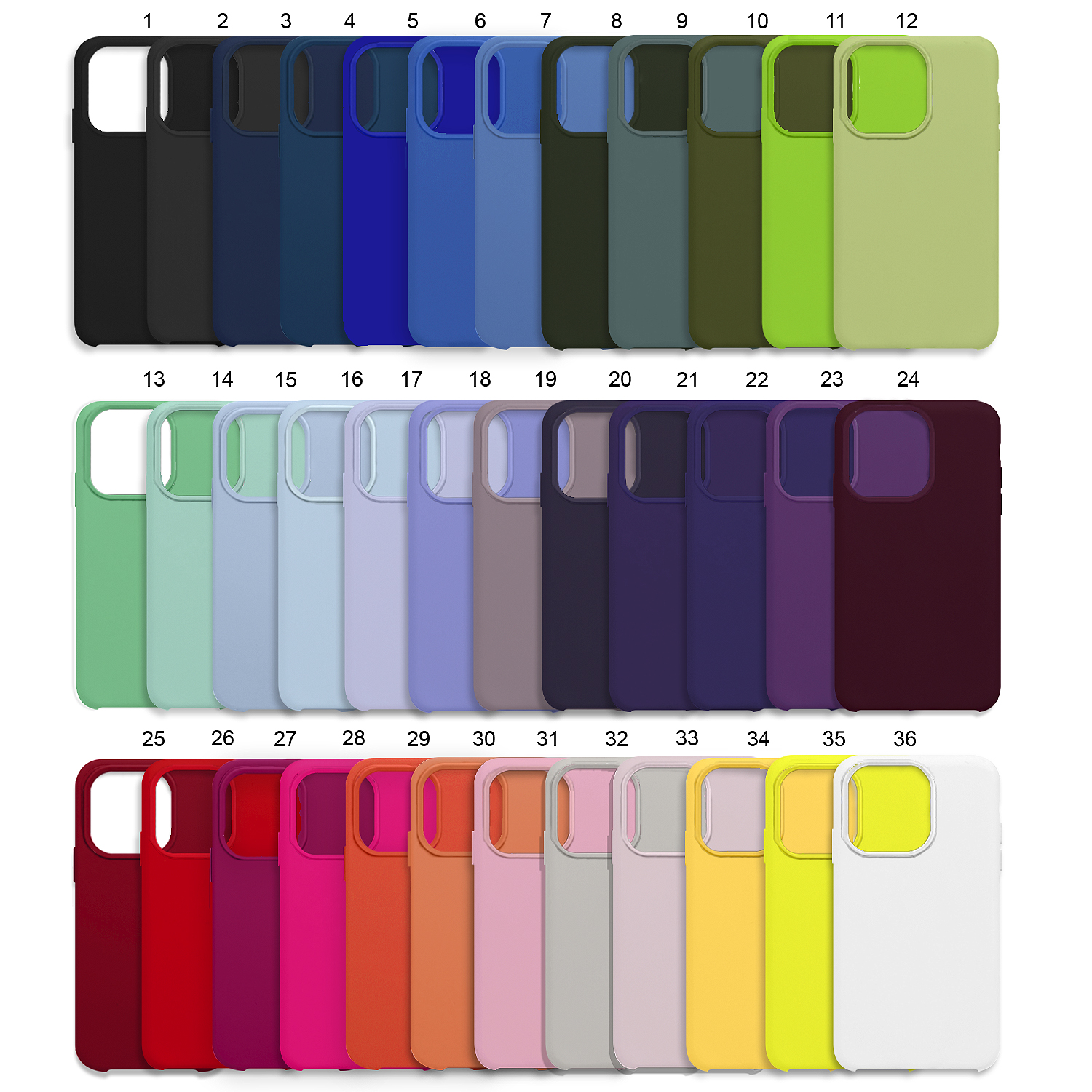 Чехол iPh 15 Pro Max Silicon Сase APL WS (с лого)