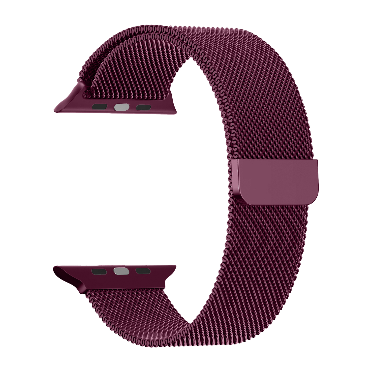 Ремешок для APL watch 42/44/45/49mm Milanese loop Красное вино (Wine red)