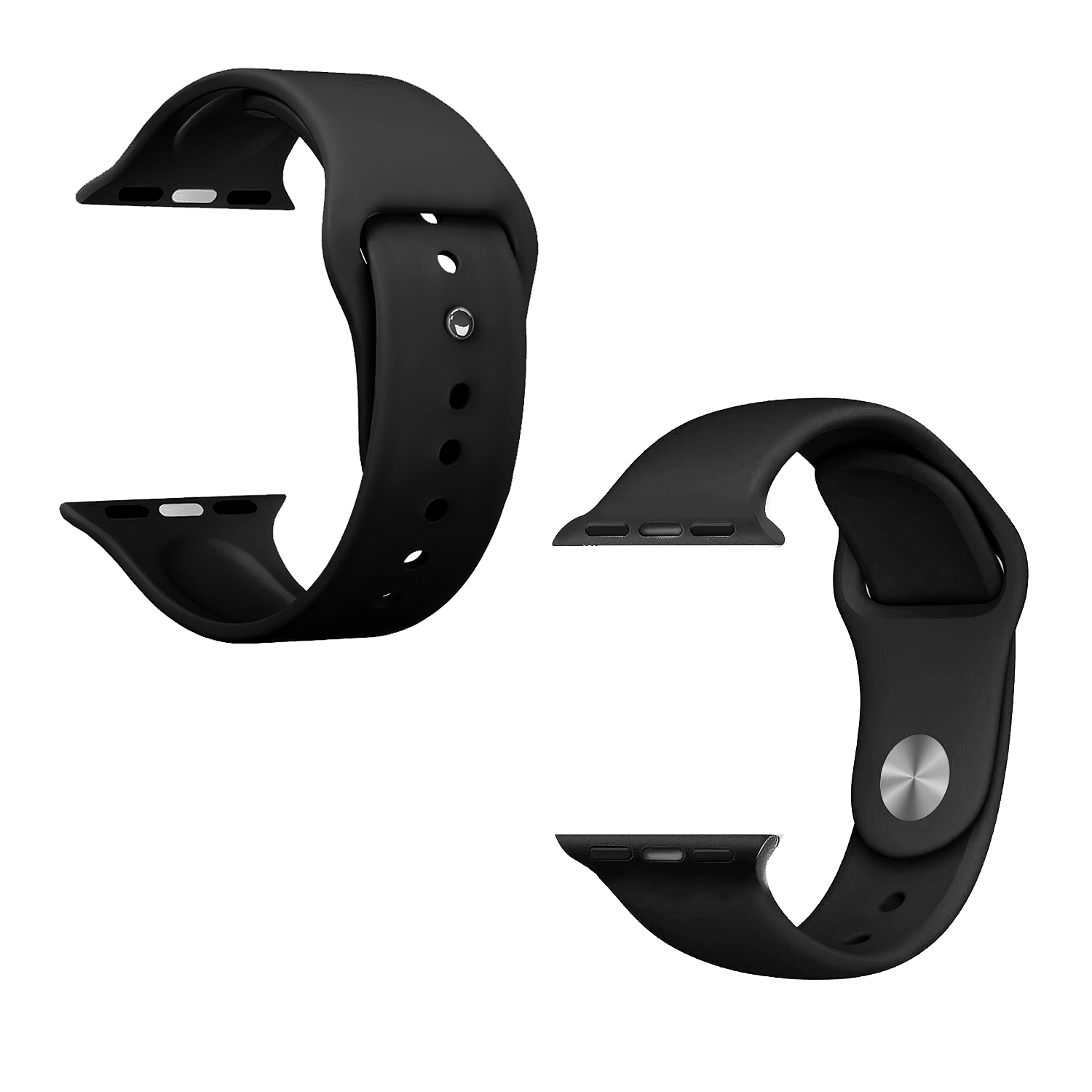 Ремешок для APL Watch 38/40/41mm Silicone #18 Черный