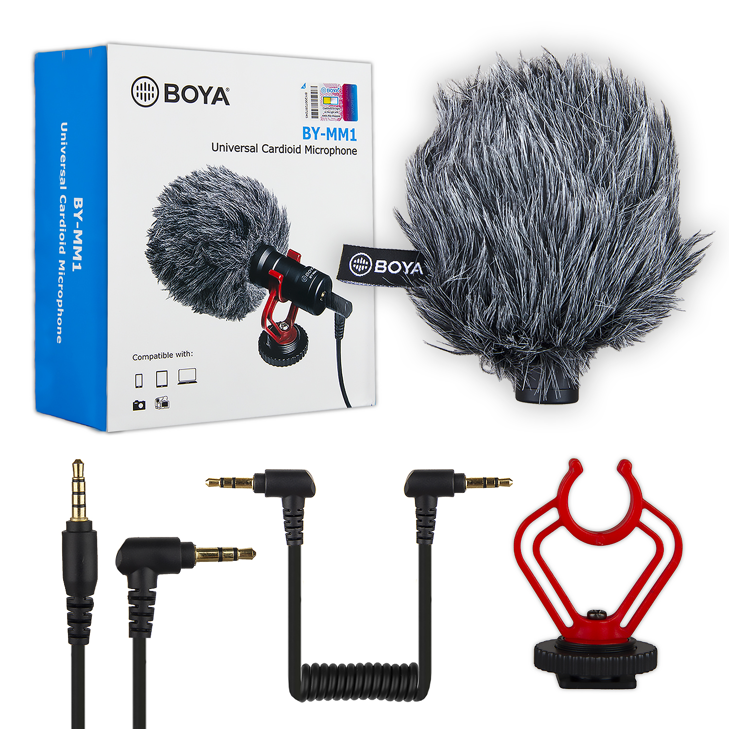 Микрофон накамерный BOYA BY-MM1 (60шт/кор)