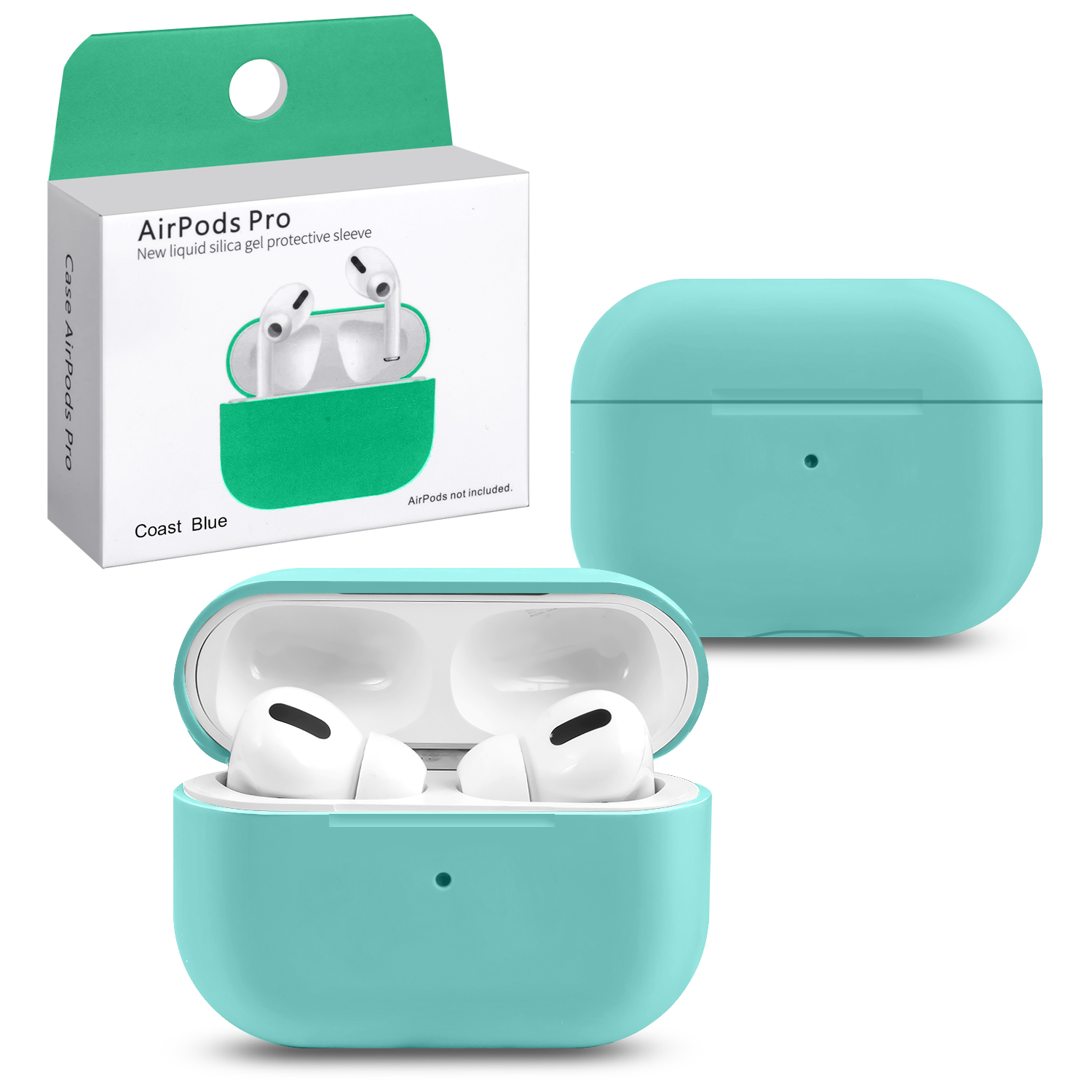 Чехол APods Pro Coastal blue #4