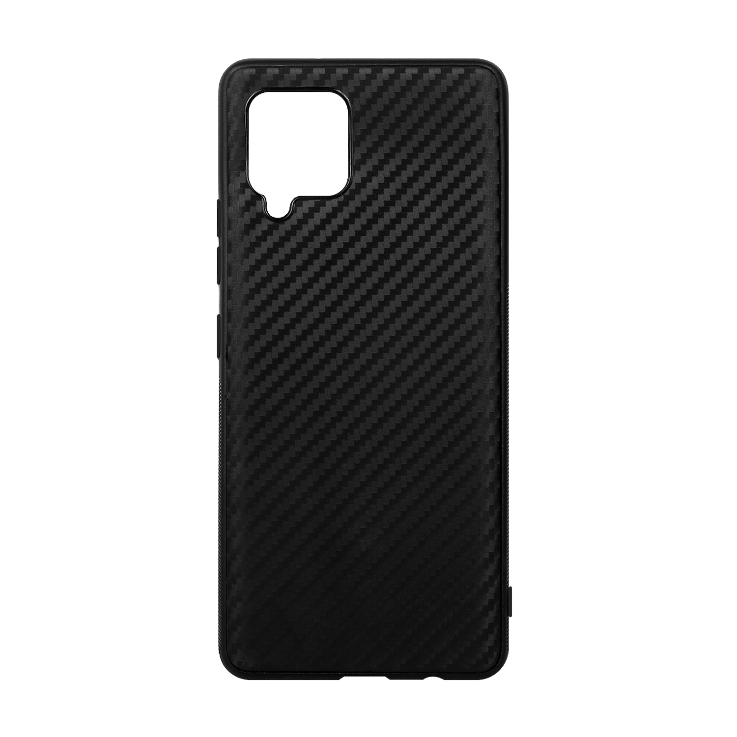 Чехол Samsung A12 карбон TPU