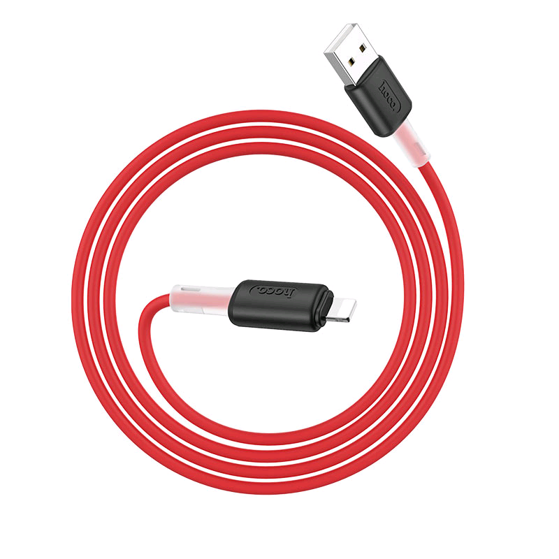 Кабель X48 USB Lightning 1M 2.4A HOCO красный
