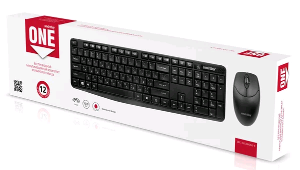 Комплект клавиатура+мышь Smartbuy ONE 235380AG черный (SBC-235380AG-K)
