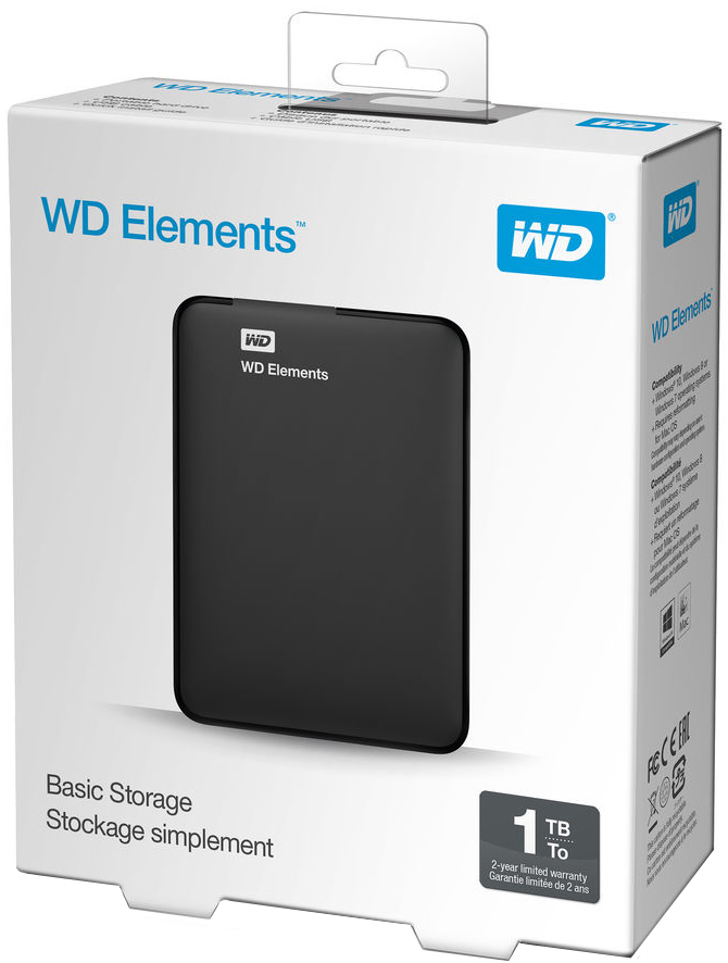 HDD внешний 2,5" 1TB WD Elements SE Portable